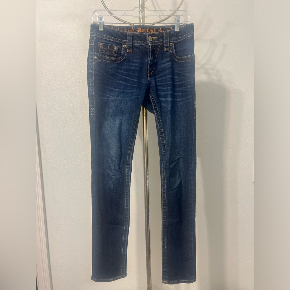 Rock Revival Women's Size 28 Jessica skinny Jeans - Picture 2 of 10